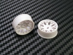 PN Racing Mini-Z 4WD Machine Cut BBS White Wheel (Narrow/ Wide, Offset 0-3)