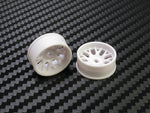 PN Racing Mini-Z 4WD Machine Cut BBS White Wheel (Narrow/ Wide, Offset 0-3)