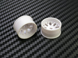 PN Racing Mini-Z 4WD Machine Cut BBS White Wheel (Narrow/ Wide, Offset 0-3)