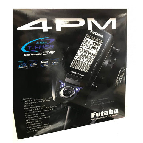 FUTABA 4PM 2.4GHZ 4-CHANNEL SURFACE TRANSMITTER W/ R334SBS RECEIVER X2
