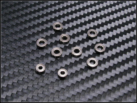 PN Racing Mini-Z AWD Shield Hub Dry Ball Bearing Set (10pcs) 600128