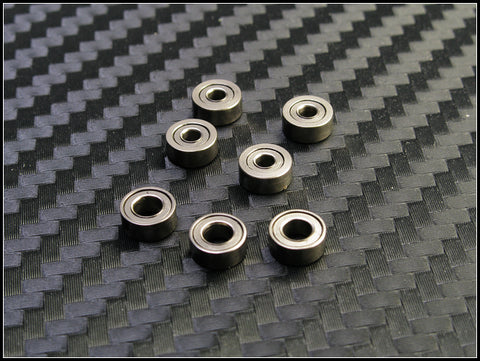 PN Racing Mini-Z 2WD Shield Hub Dry Ball Bearing Set (7pcs) 600129