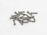 PN Racing M2 Button Head Stainless Steel Screw (20pcs) (Various Lengths & Types)