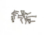 PN Racing M2 Button Head Stainless Steel Screw (20pcs) (Various Lengths & Types)