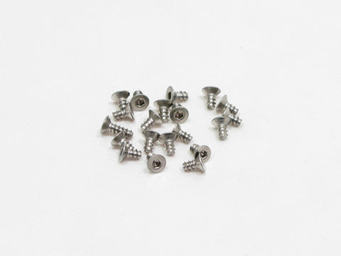 PN Racing M2 Countersink Stainless Steel Screw (20pcs) (Various Lengths & Types)