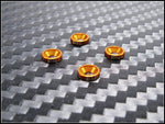 PN Racing Aluminum M2 Countersunk Washer Silver (4pcs) Multi-color Available 700507