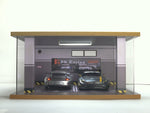 PN Racing PNR 1/28 Scale Realistic Car Garage 2 Parking Space 72802P (For Singapore Market Only)