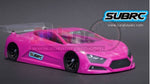 SUBRC 1/28 LEXAN TOURING BODY ZENVO ST1 CLEAR PRACTICE VERSION 0.7mm