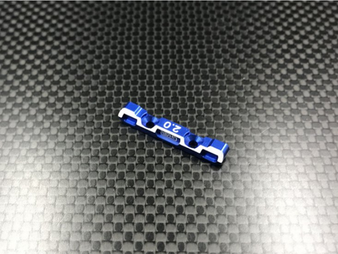 GLA 7075 Alum. Toe in block 2.0* GLA-002-20