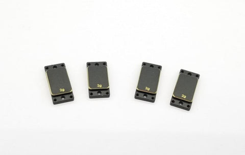 GLF-1 Brass Left/Right plates - (2.0g x 4pcs) GLF-OP-014