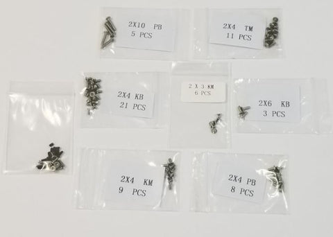 GLR Stainless steel screw set (SKU: GLR-S019)