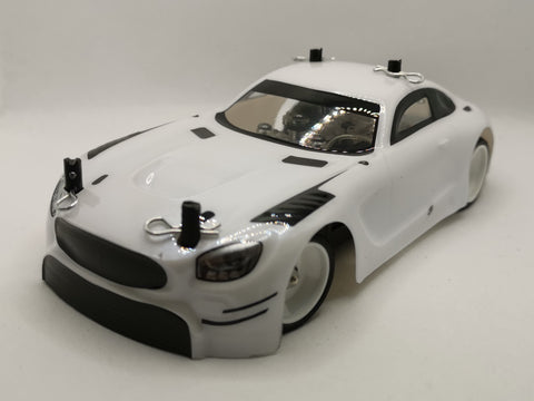 MRC B Lexan Shell (White) - 98mm
