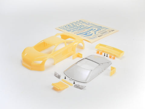 JOMUREMA Mini-Z GT01 Car Body Unpainted Yellow JOM280355
