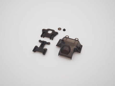 Replacement Servo Cover & DPS Holder Set (Black) for MRC01
