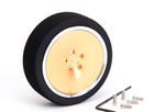 HIRO SEIKO Aluminum Steering Wheel-Dish Wheel [Gold] 69151
