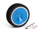 HIRO SEIKO Aluminum Steering Wheel-Dish Wheel [Y-Blue] 69153