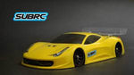 SUBRC 1/28 LEXAN TOURING BODY 98MM 458GT WB