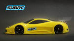 SUBRC 1/28 LEXAN TOURING BODY 98MM 458GT WB