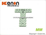 PN Racing Mini-Z MR03 MM Silver Carbon T-Plate (Multiple Hardness)
