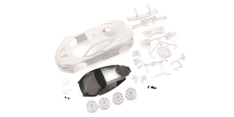 KYOSHO McLaren P1 GTR White body set(w/Wheel) MZN190